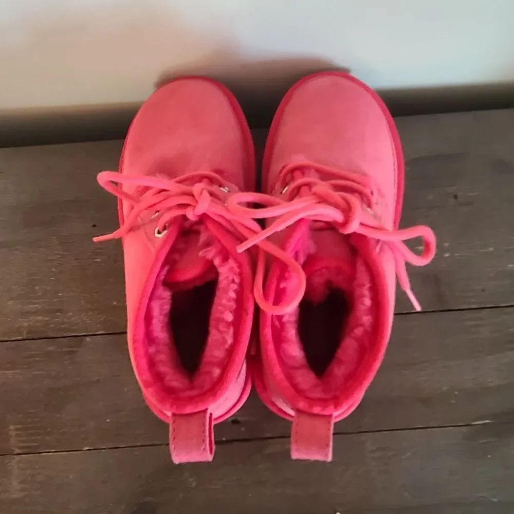 Ugg Neumel Pink Boots Shoes 1094269 Women's 6 NEW - Picture 2 of 8